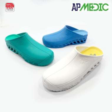 AP Boots AP MEDIC Sepatu Sandal Medis Karet pvc APD nakes klinik Biru