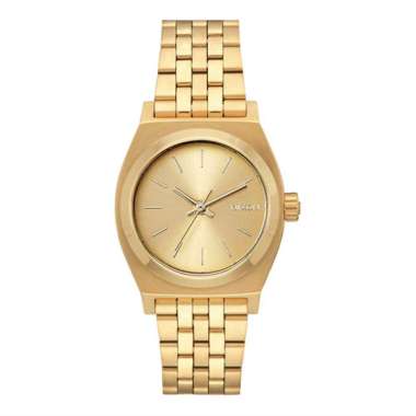 Jam Tangan Wanita Nixon Medium Time Teller Original A1130502 All Gold