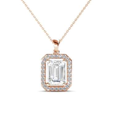 Regal Pendant - Kalung Crystal by Her Jewellery Rose Gold