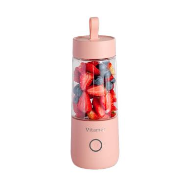 Vitamer Smoothie USB Juicer Cup Blender Pink