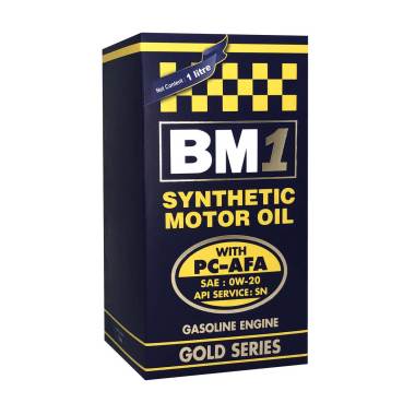BM1 Gold Series 0W-20 SN Oli Mobil Gasoline [1L]