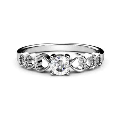 Sweet Love Ring - CIncin Crystals by Her Jewellery - White Gold 8