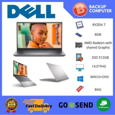 Dell Inspiron 14 5415 Laptop Ryzen 5 8GB 256GB SSD Silver
