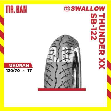 Ban Motor Swallow Tubeless 120/70-17 SB-122 Thunder XX TL