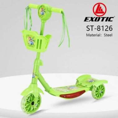 SCOOTER SKUTER OTOPED ANAK EXOTIC ST-8126 ST 8126 Green
