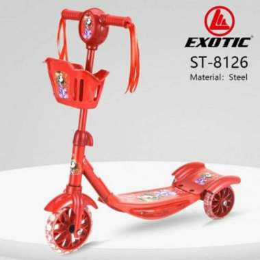 SCOOTER SKUTER OTOPED ANAK EXOTIC ST-8126 ST 8126 Red