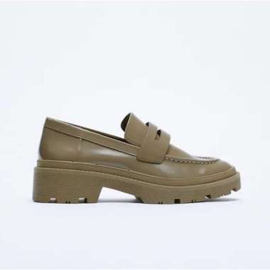 zara platform leather sneakers