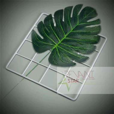 Daun Monster Artificial daun plastik hiasan dinding dekorasi ruangan kamar hilang wire grid