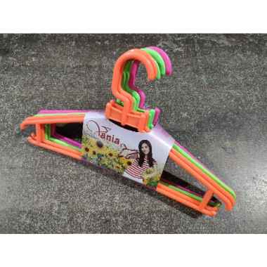 Hanger Plastik - Warna - Hanger Dewasa - Label Random