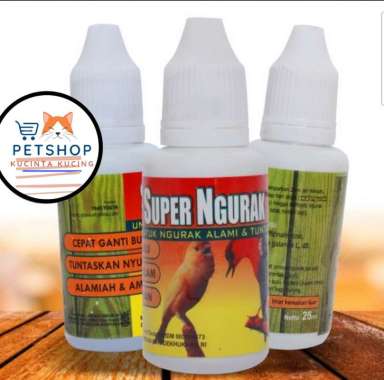 SUPER NGURAK SUPER KICAU VITAMIN BURUNG PENUMBUH BULU MEMPERCEPAT