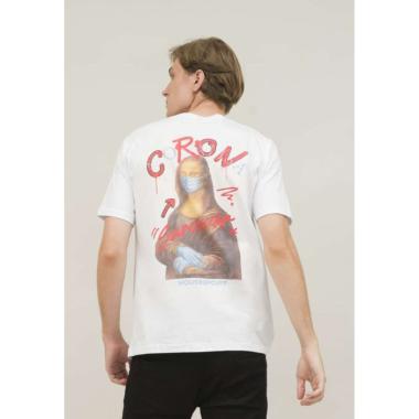 kaos putih pria t shirt pendek hingga size 4XL houseofcuff corona XXXL