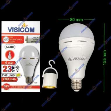 Lampu Led AC DC Bulb Ajaib Magic Emergency Visicom 23 watt