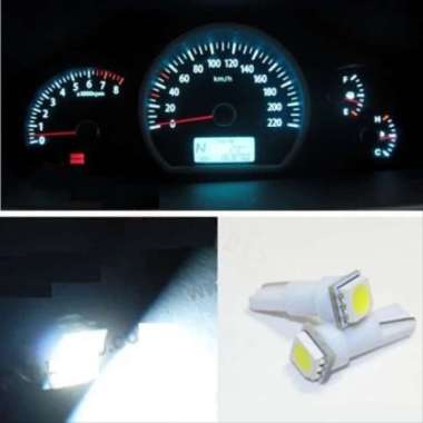 Lampu LED T5 - Lampu T5 LED Panel AC, Speedometer Dashboard Mobil Motor Putih