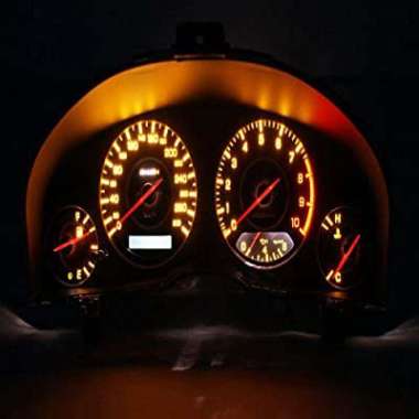 Lampu LED T5 - Lampu T5 LED Panel AC, Speedometer Dashboard Mobil Motor Kuning