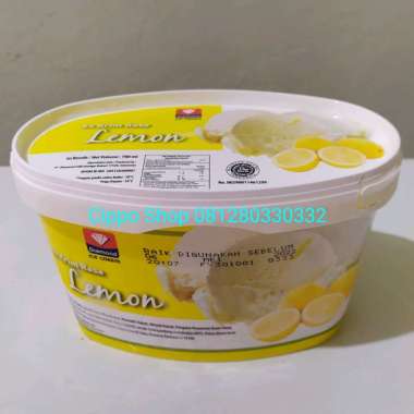 Promo Harga Diamond Ice Cream Lemon 700 ml - Blibli