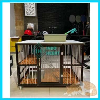 Kandang Kucing Pintu 1 Minimalis Bahan Alumunium Kecil Sederhana