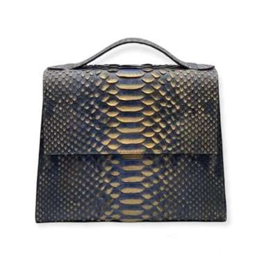 Tas Wanita- Kulit Asli - Kylie Bag Biru Brass