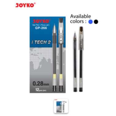 Pulpen Gel Joyko Itech 2 ( GP-266 ) BIRU