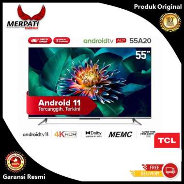 TCL 55A20 55 INCH LED TV 4K UHD SMART TV ANDROID 11.0 | 55A20 TCL