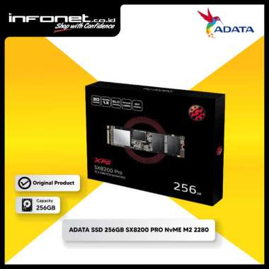 ADATA SSD 256GB SX8200 PRO NvME M2 2280