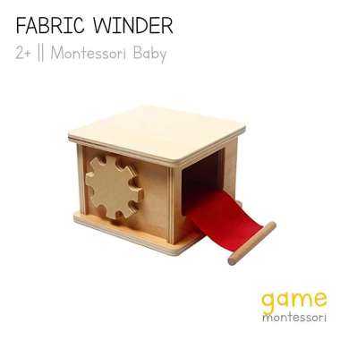 Game Montessori Baby Fabric Winder