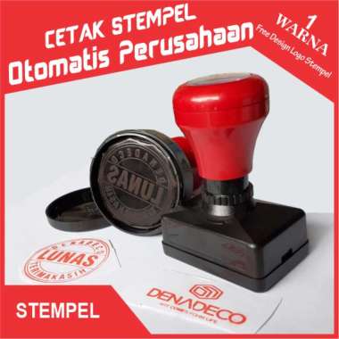 Cetak Stempel Lunas Ukuran Standar Stempel Toko | Stempel Warna Flash