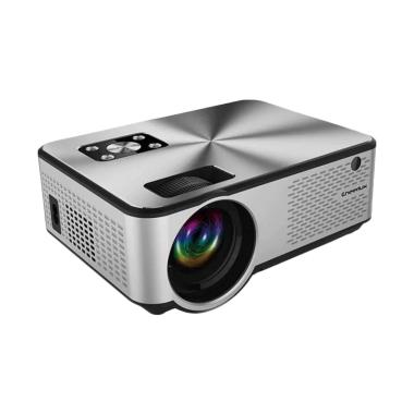 CHEERLUX C9 Dual HDMI with TV Tuner Mini LED Projector [2800 Lumens/ 1080p] Silver
