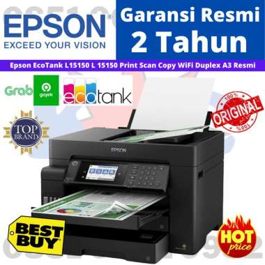 Epson EcoTank L15150 L 15150 Print Scan Copy WiFi Duplex A3 Resmi