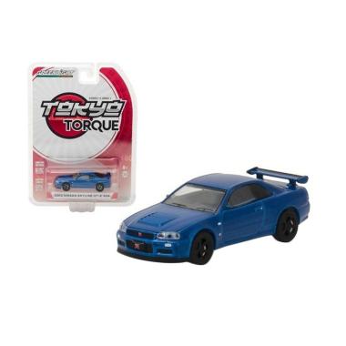 1:64 GreenLight *TOKYO TORQUE JAPAN* GOLD 2001 NISSAN Skyline GT-R R34 M-SPEC