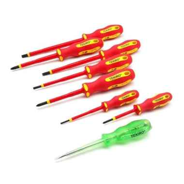 TEKIRO Obeng Listrik Set 8 Pcs SD-IS1489 - Insulation Screwdriver Set