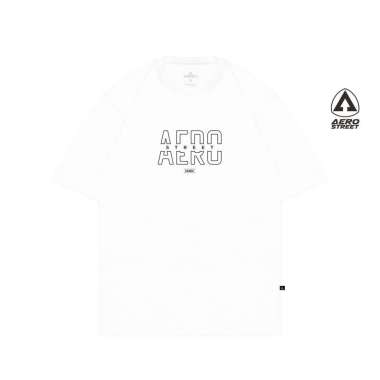 Aerostreet T Shirt Oversize Graciano Putih Kaos T-Shirt FBAAA S