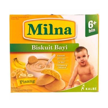 Promo Harga Milna Biskuit Bayi 6 Pisang 130 gr - Blibli