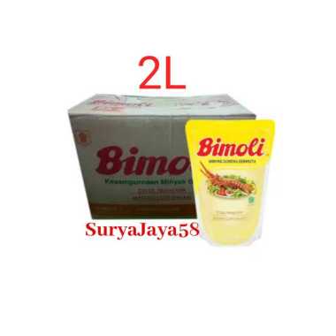 Minyak goreng bimoli 2l (1dus isi 6pcs) | Bimoli 2l (1dus isi 6pcs) | Minyak goreng kemasan bimoli k