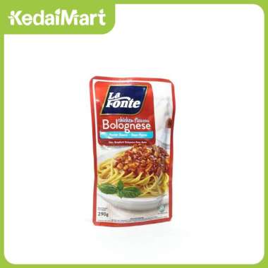 Promo Harga La Fonte Saus Pasta Chicken Flavour Bolognese 290 gr - Blibli