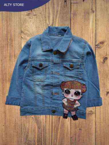 JAKET JEANS ANAK bisa COD / JAKET LED LOL / JAKET LOL ANAK UNISEX / JAKET ANAK LAKI-LAKI / JAKET ANA