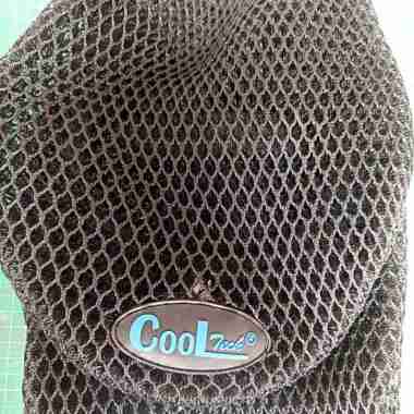 Sarung Jok Motor Cover Jaring COOLTECH asli Taiwan Hitam Merah Biru - Hitam L 100 % ORIGINAL Multico