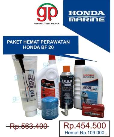 Paket Perawatan BF20 Honda Marine Mesin Tempel 20HP