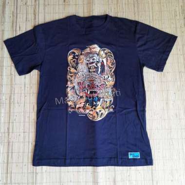 Baju Kaos barong rangda tribal bali Hitam