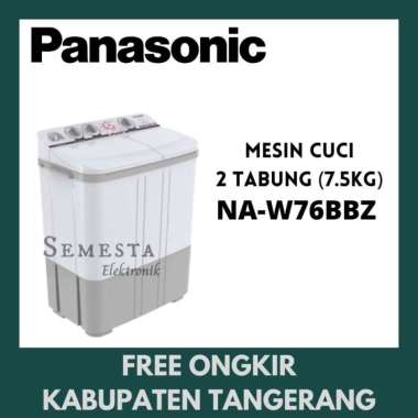 MESINCUCI PANASONIC NA-W76BBZ MESIN CUCI 2 TABUNG PANASONIC 7.5KG