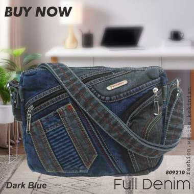 Tas Selempang Wanita Slempang Selmpang Slingbag Slimbag Slinbag Cewek Bahan Levis Jeans Denim Should