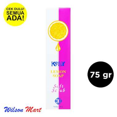 KELLY LEMON SOAP SOFT SCRUB 75 GRAM