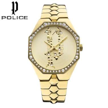 POLICE Montaria PEW-LG2109603 Original Jam Tangan Wanita Full Gold