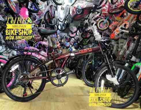 SEPEDA LIPAT UNITED QUEST 20 INCH 7 SPEED BROWN