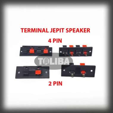 terminal jepit speaker 2pin 4pin socket speaker jepit terminal speaker 2 PIN