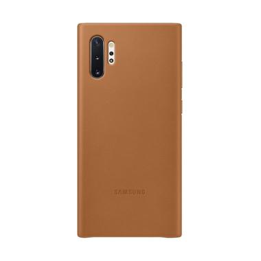 Samsung Leather Cover Casing for Samsung Galaxy Note 10 Plus /Note 10+ Brown