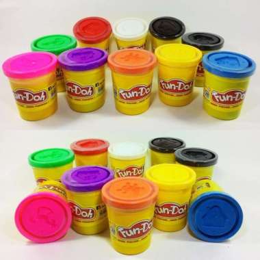FUN-DOH FUNDOH FUN DOH PLASTISIN LILIN MALAM CUP Putih