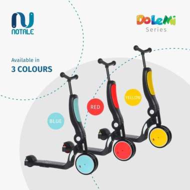 Notale Dolemi Series 5 in 1 Scooter Kid Anak Sepeda Mirip Xiaomi Bebehoo Kuning