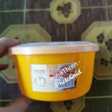 Baskom Tutup Plastik - Baskom Casserole + Tutup CSR Orange 2292