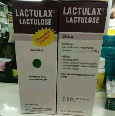 lactulax syrup 200ml Rasa coklat
