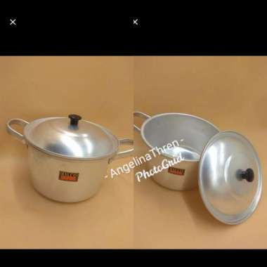 Panci Masak Air Alumunium Halco 32CM - Panci Alumunium Besar